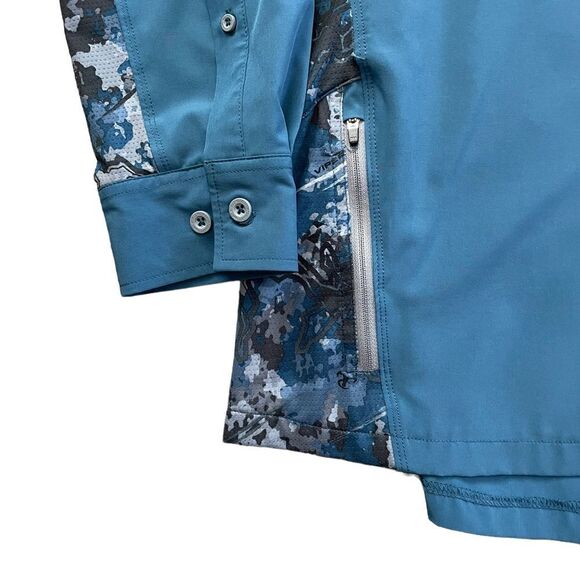 CABELA'S World Wide Sportsman Shirt Blue Size Large - Picture 4 of 7